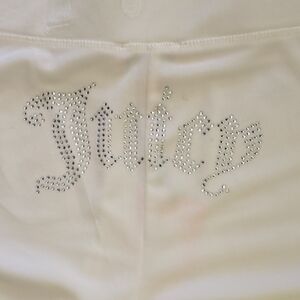 Juicy Couture Cream Rhinestone pants